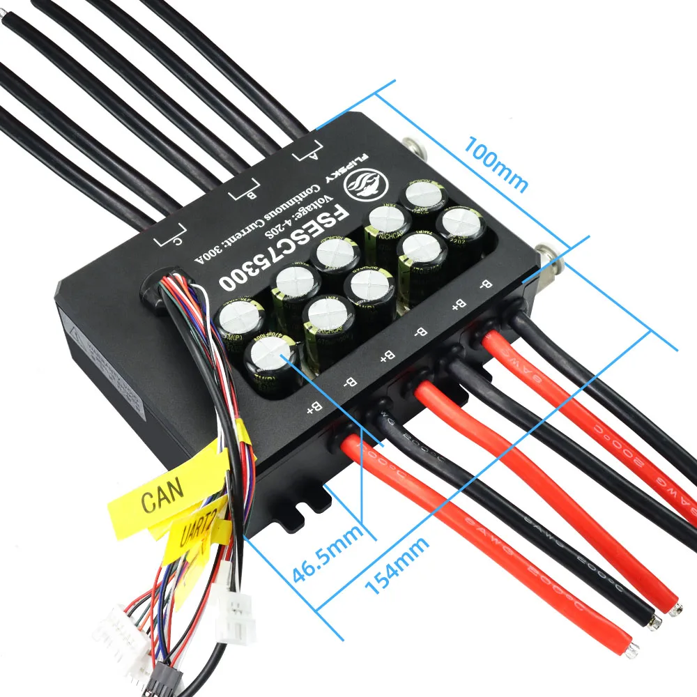 VoltSFlipsky Fsesc 75300 84v H - Vesc 75300 High Current Esc ulasan dan harga
